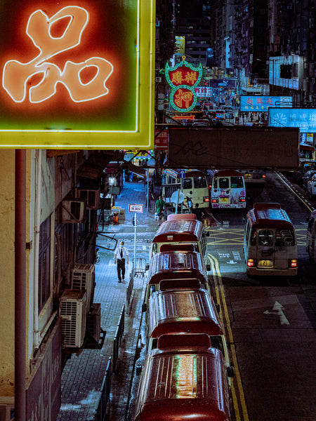 Mongkok at Night: Neon Signs & Reflections - JANUARY-FEBRUARY-MARCH